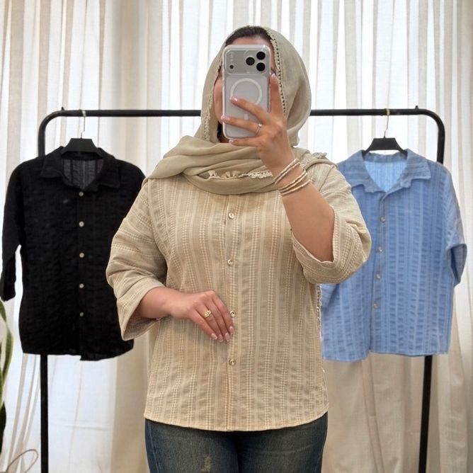 شومیز باکسی کوک دوزی