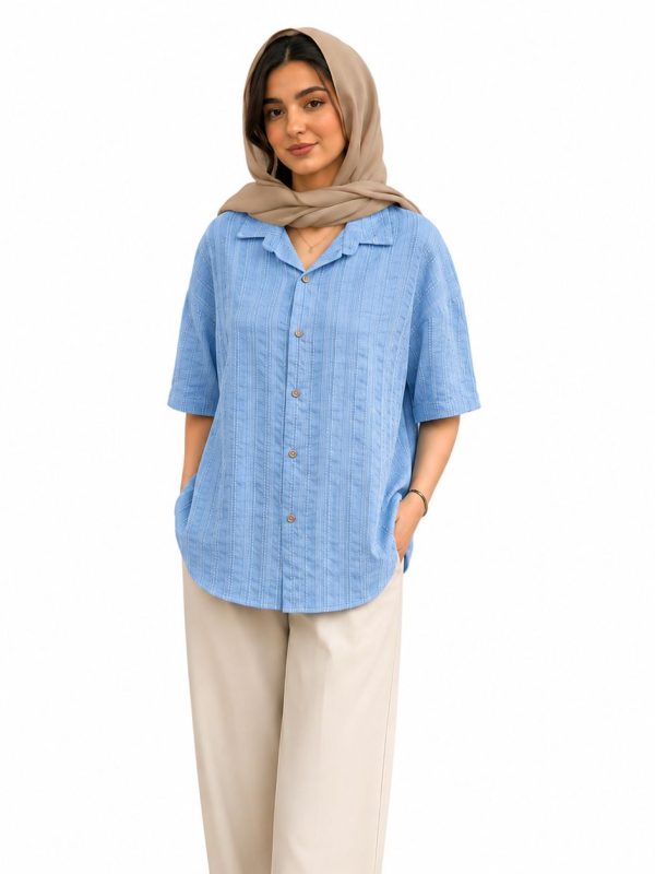شومیز باکسی کوک دوزی